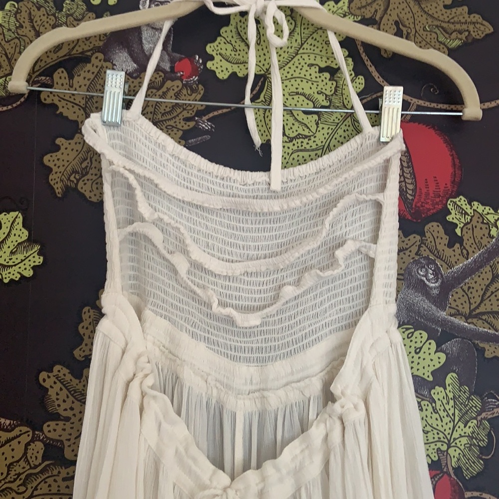 Free People White Strappy Back Maxi Dress - Picture 11 of 15